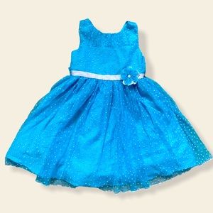 Easter Polka Dots Tulle Ruffle Dress Sleeveless 6